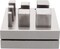 The Beadsmith Steel Disc Cutter Set Includes 4 Punches & Die. Tool for Cutting Corners from: 1/4", 1/2" & 1" Curves & 3/16" x 3/4" Oval Slot Punch. Use Soft Metal Sheet up to 20-24 Gauge & Thinner